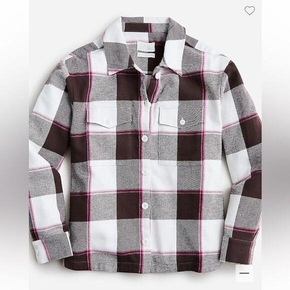 J. Crew size 6 Buffalo Check Plaid Shacket - Picture 1 of 8